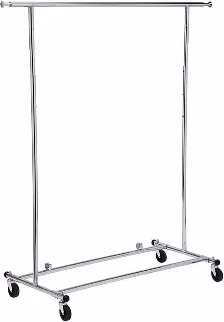 Stender pieghevole ed estensibile Serena Group in metallo color argento
