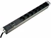 DIGITUS Professional DN-19 PDU-7SO - Presa multipla - AC 230 V - Connessioni di uscita: 7 (CEE 7/4)