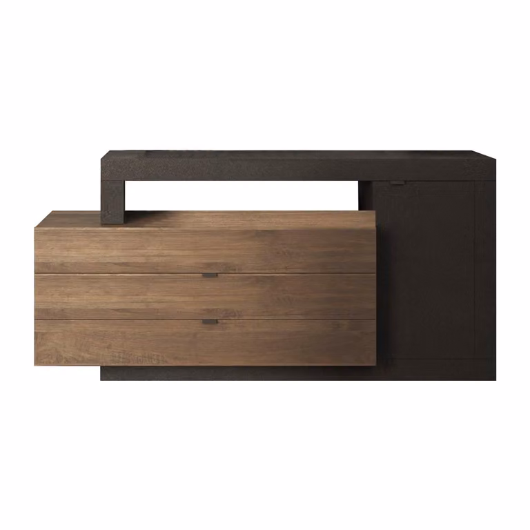 Calicosy - Buffet 1 porta e 3 cassetti Journey - L160 cm
