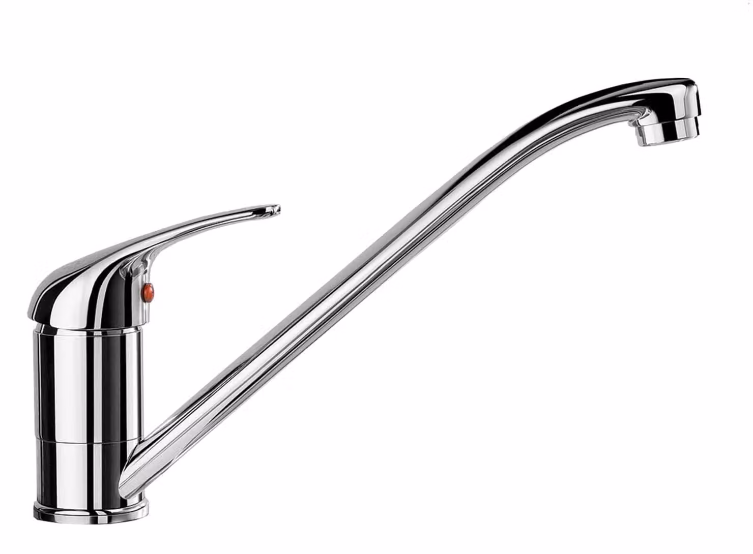 Rubinetto miscelatore monocomando DARAS, cromo, alta pressione, girevole a 360°