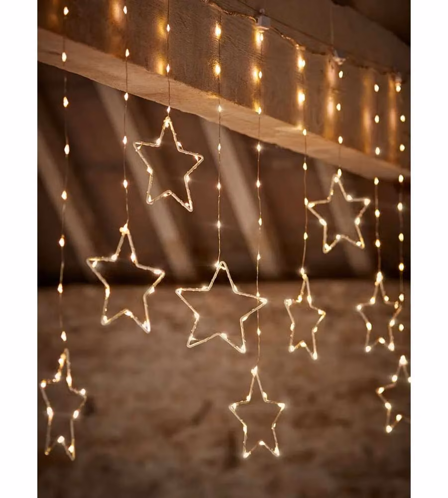 Lumineo Illuminazione a Tenda 158 LED Bianco Caldo - 200x60cm