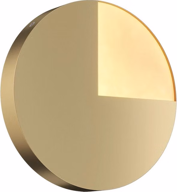Applique Moderna Jupiter Maytoni in Alluminio e Ottone Oro con Luce LED da 8W