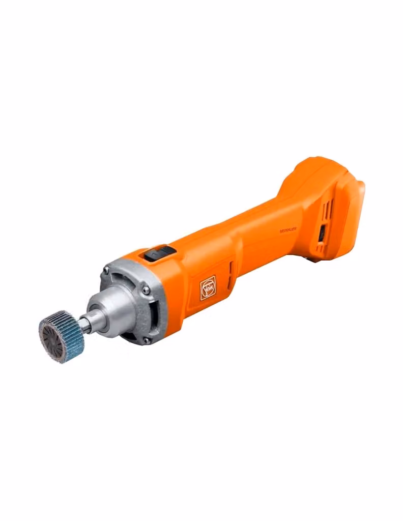 Smerigliatrice diritta FEIN AGSZ 18-280 BL AS con batteria da 5,0 Ah e caricabatterie GAL1880CV in colore arancione – 2