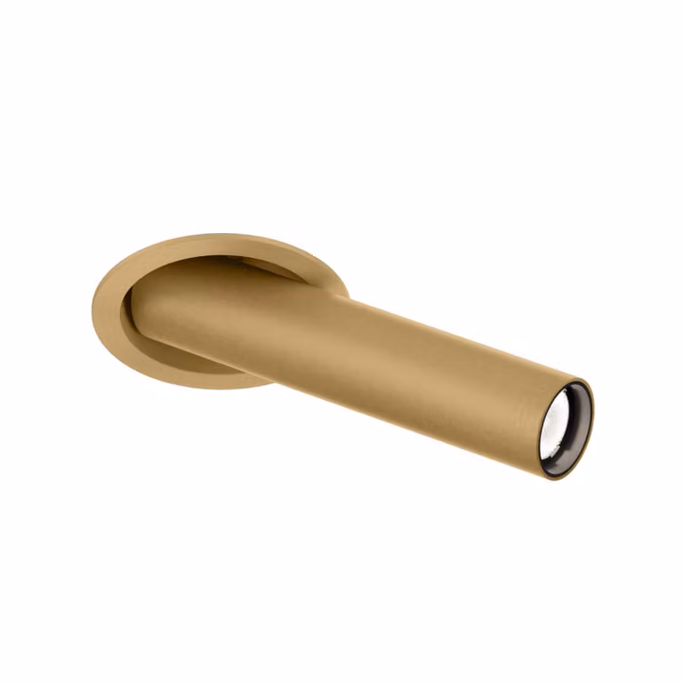 Wever & Ducré Lighting WEVER DUCRÉ Faretto LED da incasso Match Sneak beige, 2.700 K, Crema / Ambra, Soggiorno / Sala da pranzo, Alluminio, Moderno