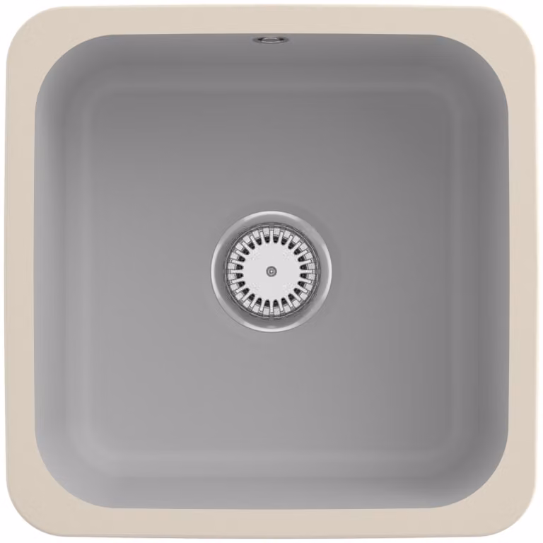 Lavello Villeroy&Boch, lavello da cucina Cisterna 50 Steam 450x450mm, larghezza base 50cm