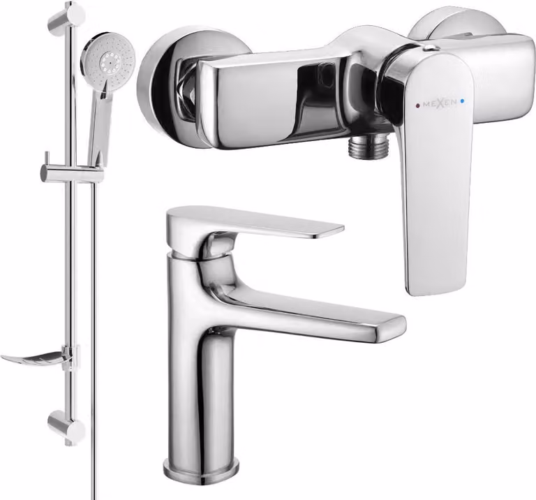 Mexen Lynx DF40 set doccia, cromo - 745904DF40-00