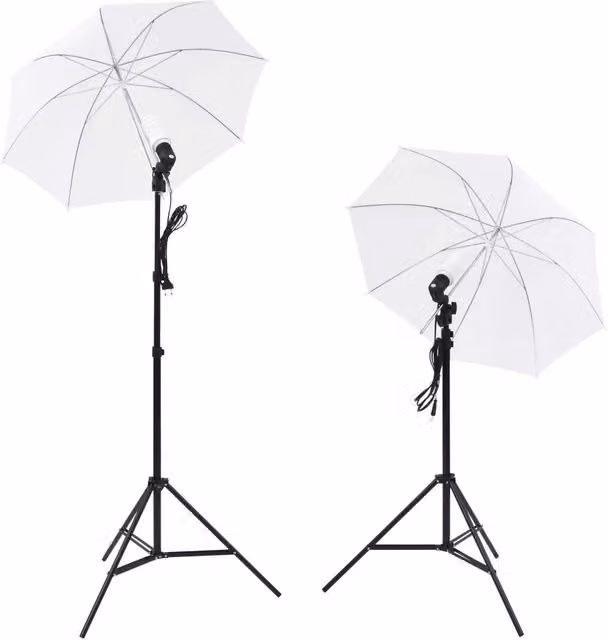 Kit Studio Fotografico con Luci Ombrelli Fondale e Riflettore CFW5531612
