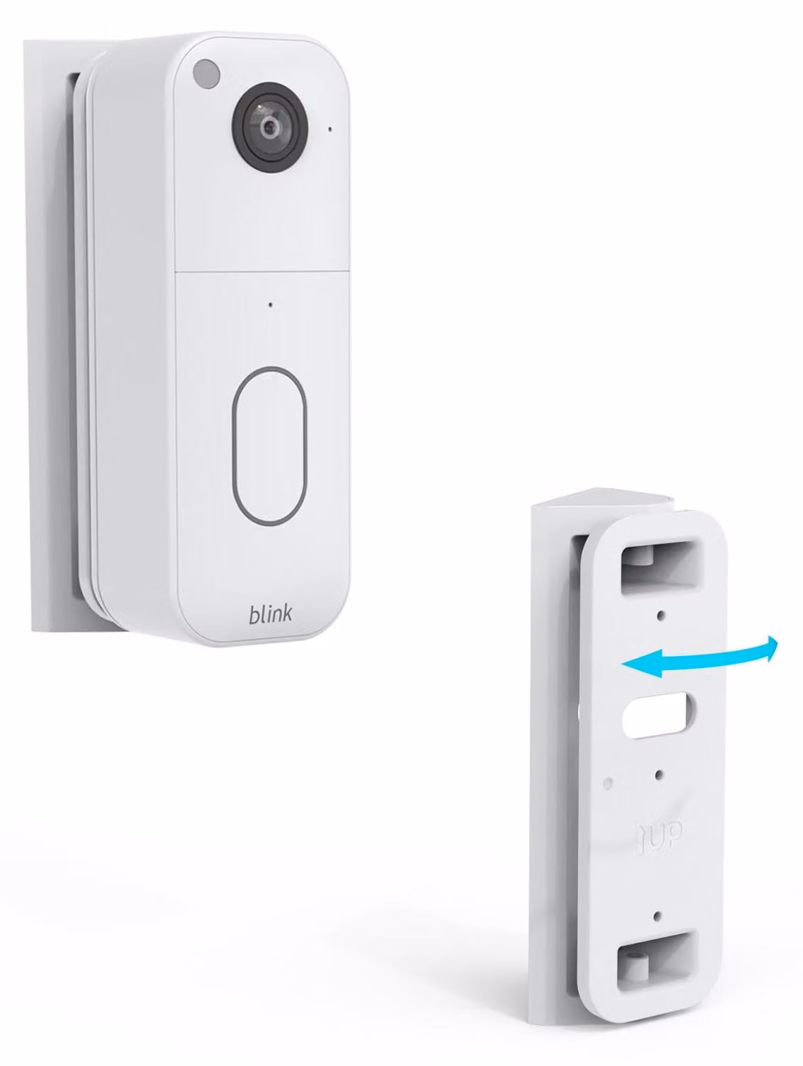 Supporto compatibile con i nuovi videocitofoni (2K+, a batteria o cablato, ultima generazione), con un angolo di rotazione fino a 45°
