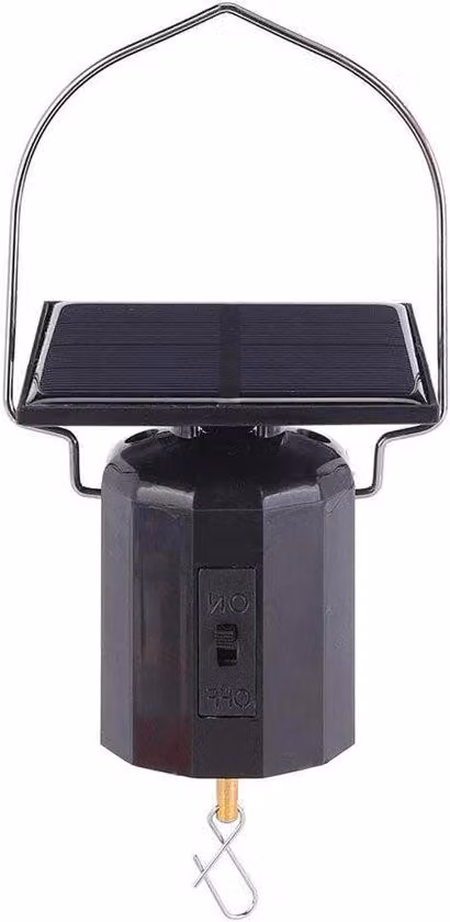 Illuminazione da esterno a energia solare - Lunghezza 16,2 cm - Nero
