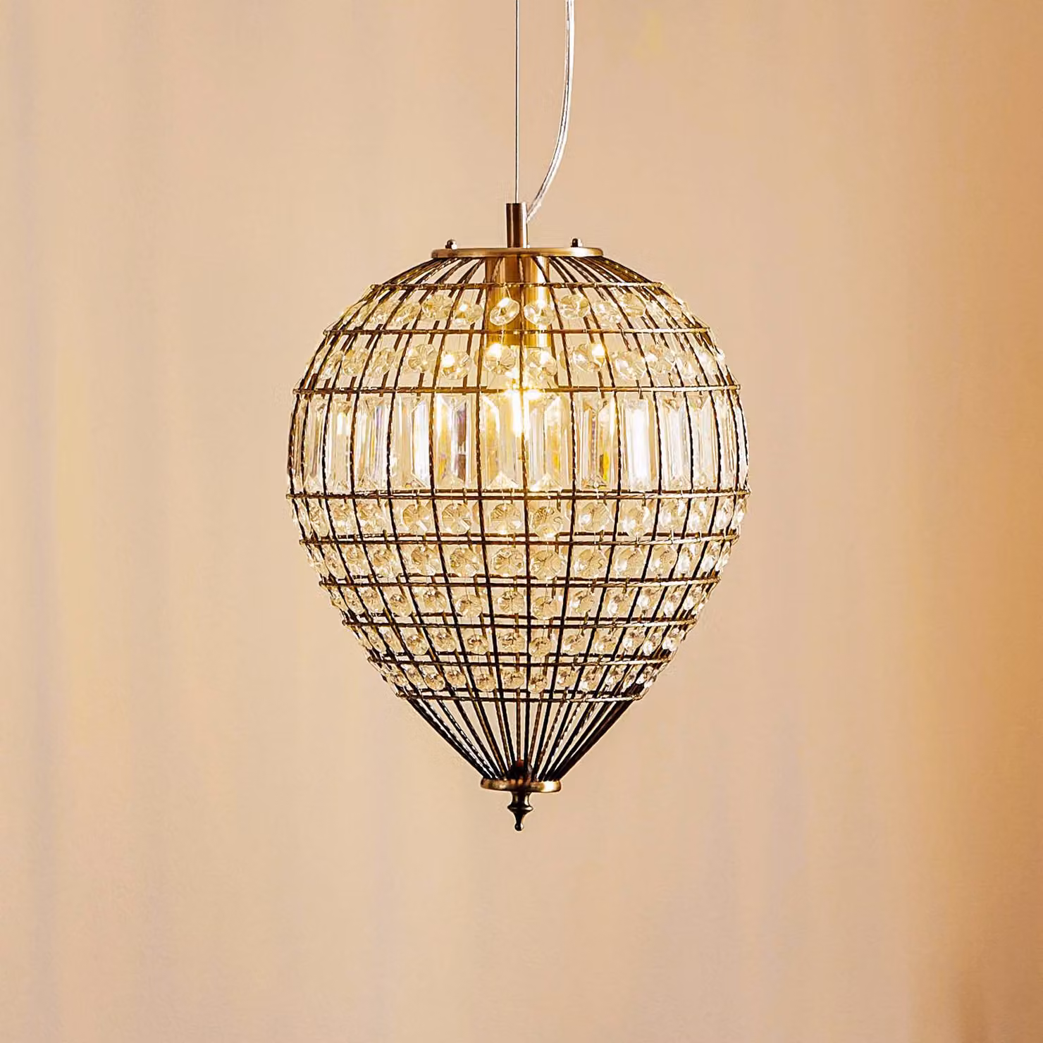 By Rydéns Lampada a sospensione Amadeus, dimmerabile, Alluminio / Grigio / Zincato, Soggiorno / Sala da pranzo, Metallo, Antico, Lampada a sospensione