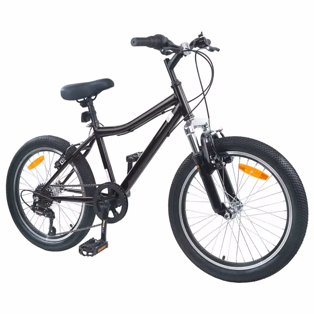 Bicicletta per bambini vidaXL colore nero con ruote da 24 pollici – 2