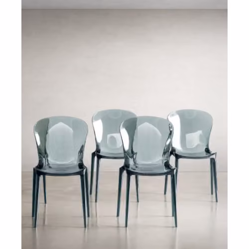 Sedia in policarbonato Crystal - Stones