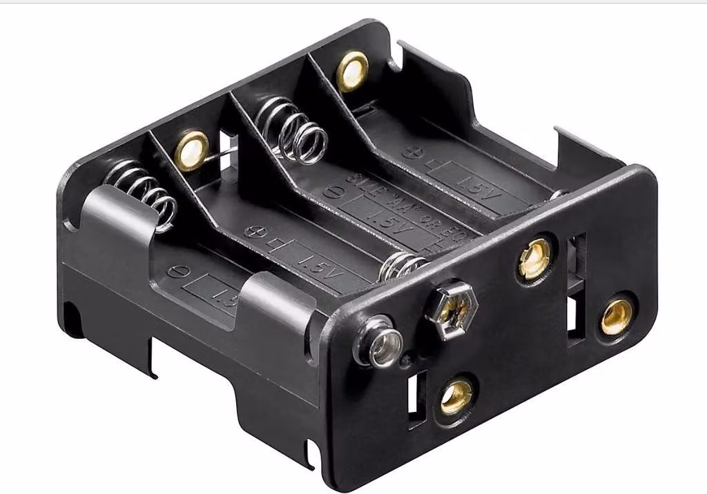 Portabatterie per 8 batterie AA
