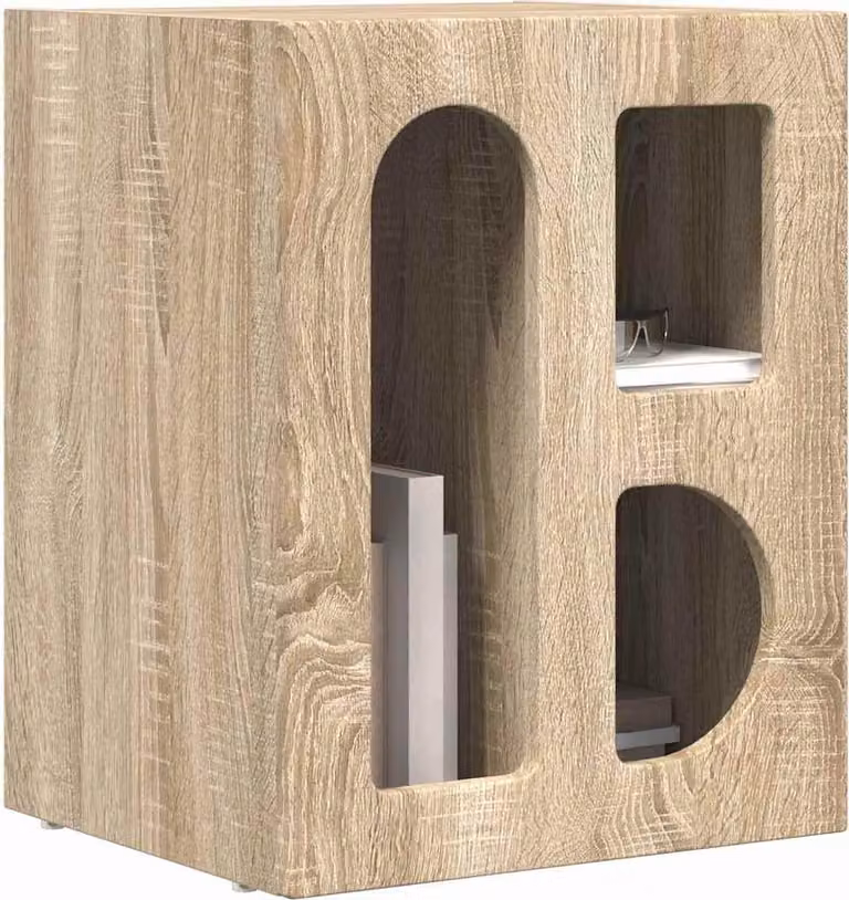 Comodino Rovere Sonoma 40 x 35 x 50 cm Legno multistrato
