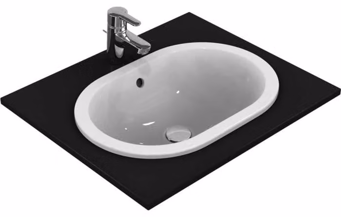 Ideal Standard lavabo da incasso CONNECT ovale 550 mm bianco