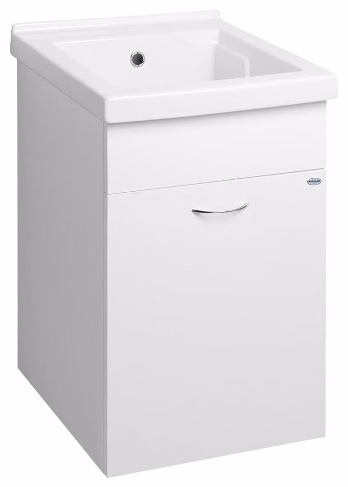 Base con lavello in Vetroceramica 45x51cm con sifone incluso