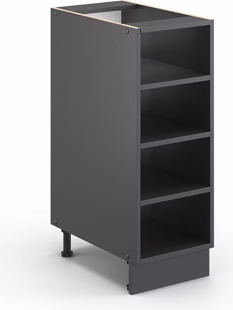 Scaffale da cucina Vicco Fame-Line Antracite 30 cm Senza piano di lavoro, Model 35943