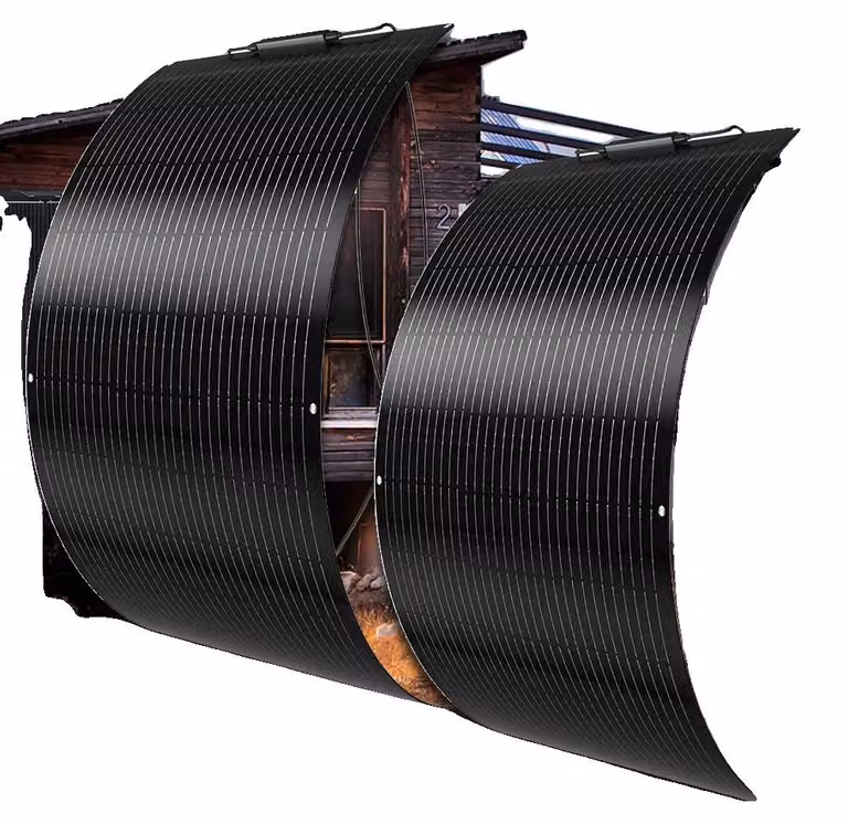 Pannelli solari, design flessibile, alta efficienza, 210W. 2 pezzi da 105W ciascuno