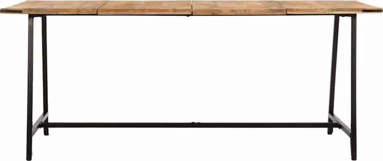 vidaXL Tavolo da pranzo 180x90x75 cm in legno massiccio di mango