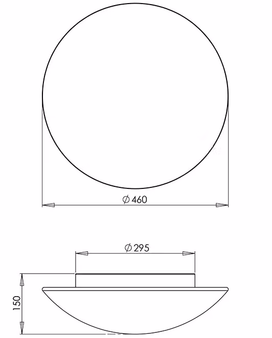 Plafoniera Pandora Fabas Luce in metallo e vetro soffiato bianco, Diametro: 46 cm, Attacco E27 – 2