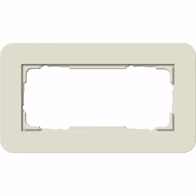 Gira 1002427 Cornice di copertura 2f senza manopola Gira E3 Sabbia/Antracite