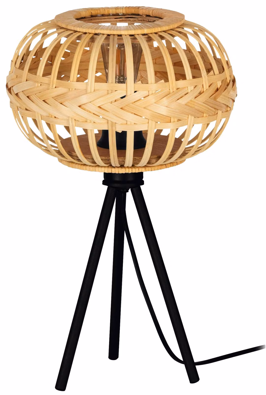 Lampada Da Tavolo Vintage Amsfield 1 Acciaio Nero 1 Luce E27