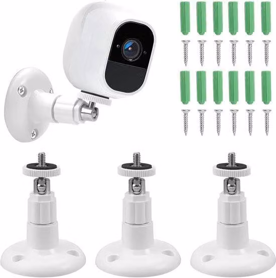 Supporto per telecamera di sicurezza da esterno regolabile a 360 gradi