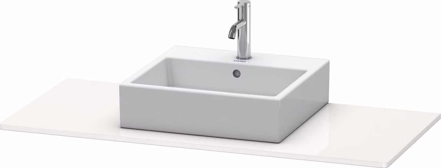 Console Duravit XSquare, 1 découpe, 800x16x550mm, XS060D02222, XS060D02222