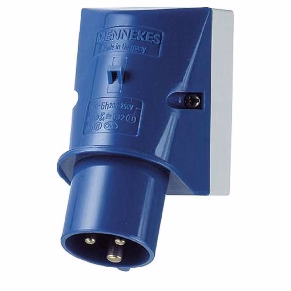 Spina a muro Mennekes 16A,3p,6h,230V,IP44 332