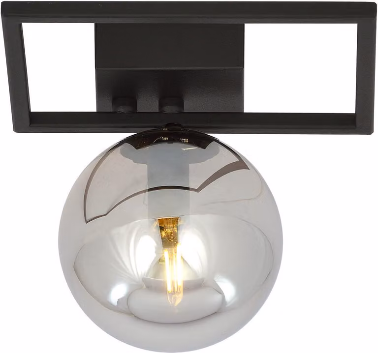 Lampada da soffitto Emibig 1xE14 40W IMAGO 1E NERO/GRAFITE 1131/1E