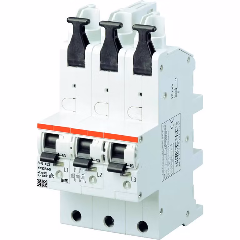 Interruttore ABN SHU / a 3 poli / 16 A / montaggio in serie / Caratteristica E / ABN XKS316-5