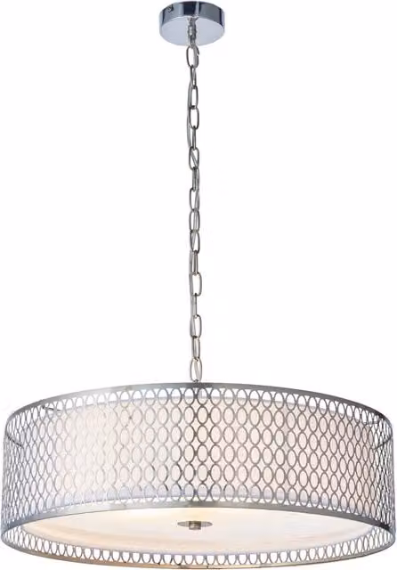 Lampadario Cordero Endon tondo nichel satinato 3xE27