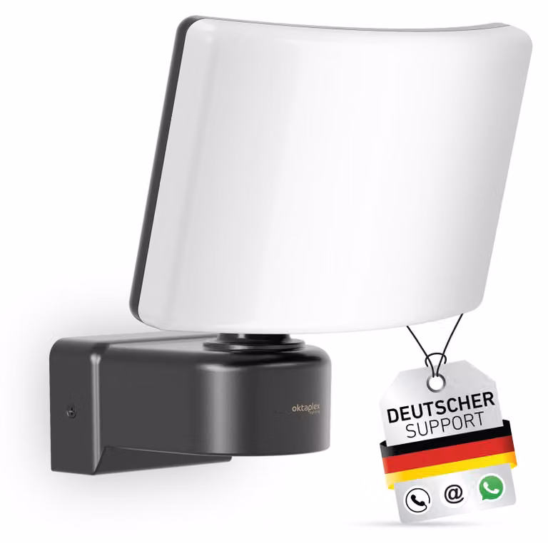 Fare esterno a LED, 3000K (bianco caldo), 2940 lumen, grado di protezione IP65, colore antracite, 230V