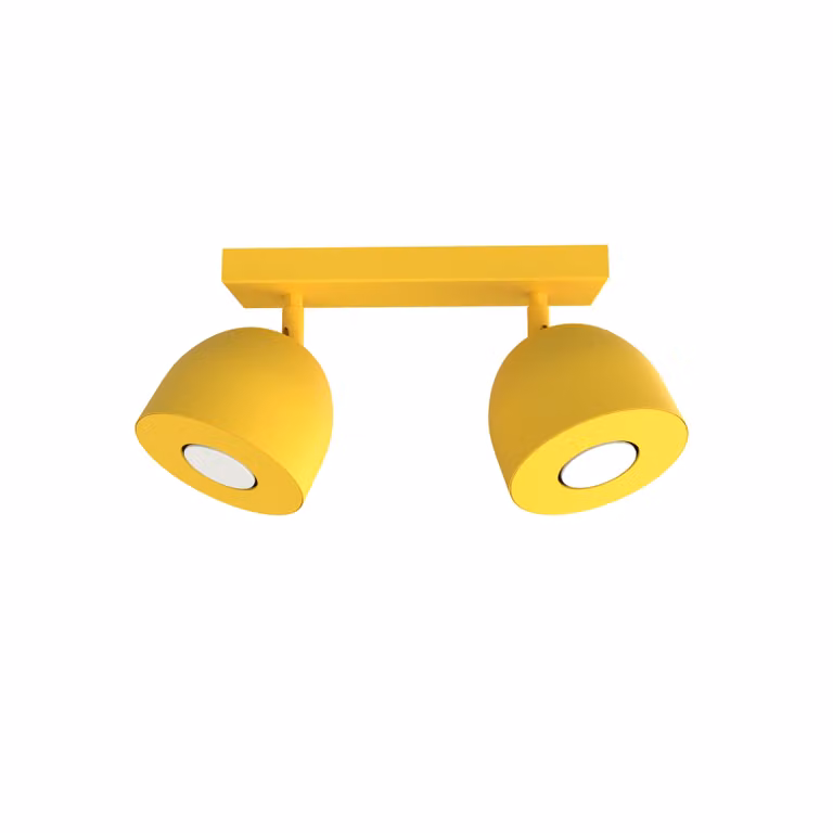 Lampada Da Soffitto Campanella X2 Monocolore Opaca