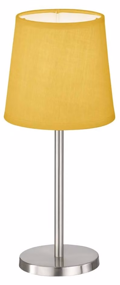 Lampada da tavolo, metallo, giallo, H 30 cm