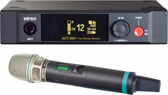 Mipro ACT-5801 Ricevitore a 1 canale con trasmettitore portatile