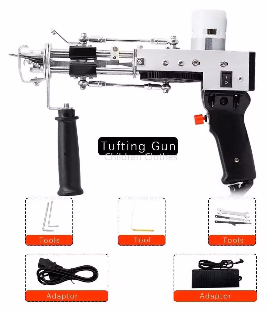 Pistola per la creazione di tappeti – Elettrica – Pistola per la realizzazione di tappeti – Velocità regolabile – Leggera