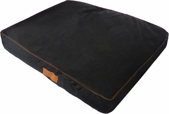 Cuccia per cani 30" in schiuma memory, nera, impermeabile