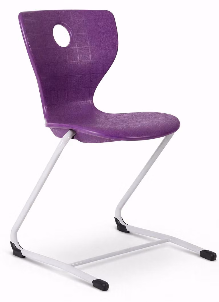 Sedia ergonomica per studenti, ideale per le aule scolastiche, con un design moderno