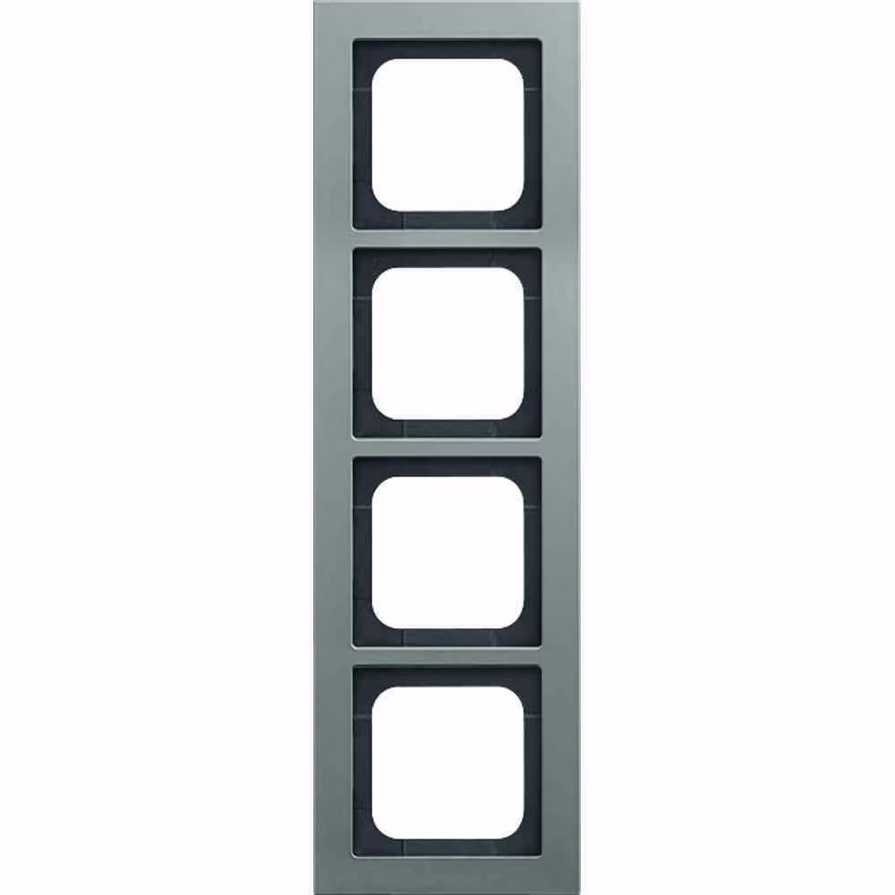 BUSCH-JAEGER Telaio 4f pt mt metallo f.GEB-K
