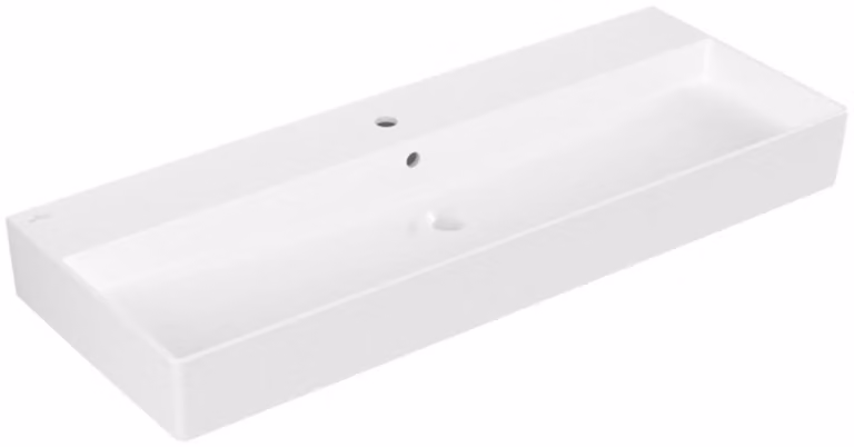 Villeroy & Boch Memento 2.0 lavabo mural, 1 trou pour robinet, avec trop-plein, non poncé, 1200x470mm, 4A22C501, 4A22C501