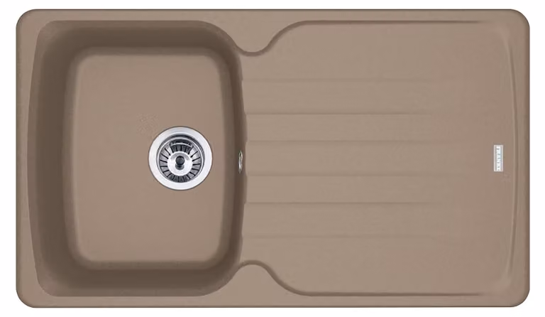 FRANKE ANTEA AZG 611-86 lavello in CASHMERE con manopola eccentrica cromo / dimensione foro 760 x 480 mm R27 / lavello in granito