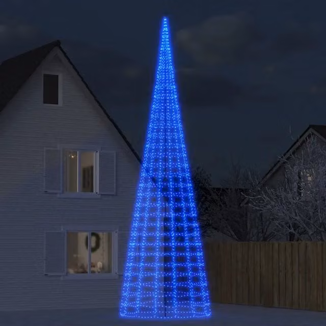 Albero di Natale a LED 3000 LED Blu 800 cm 358123