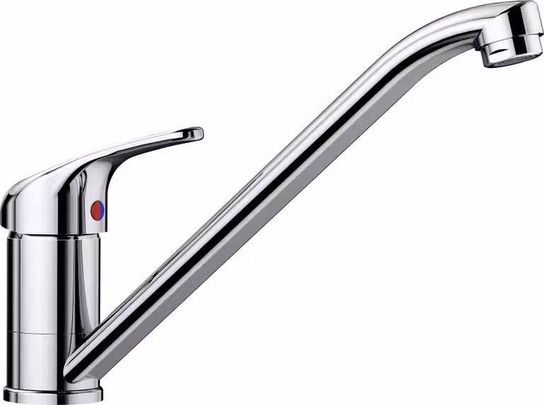 BLANCO DARAS 517720 Miscelatore CHROM con canna fissa orientabile / Miscelatore monocomando / Miscelatore