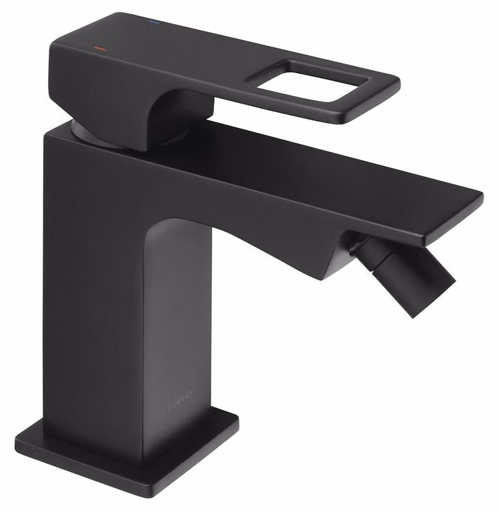 Sapho Forata - Miscelatore per bidet, nero FT003/15