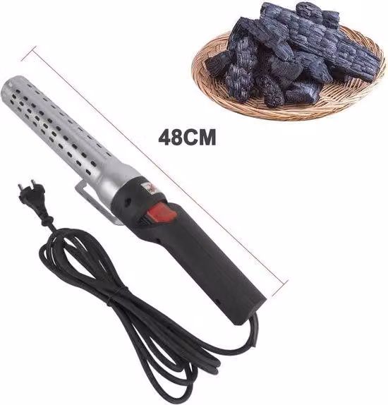 Accenditori elettrici per carbone e caminetti fino a 600 °C, per accendere il fuoco in modo comodo e rapidissimo.