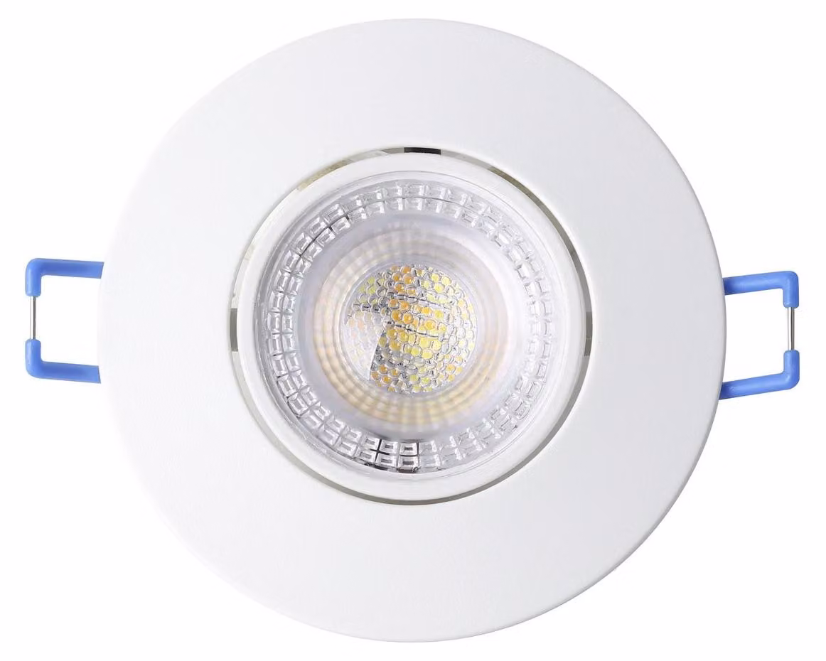 EGLO, set di 5 faretti LED da incasso Cedrez, diametro 9 cm, faretti a soffitto extrapiatti, con interruttore a levetta per la regolazione della temperatura del colore: bianco caldo, bianco neutro, bianco freddo