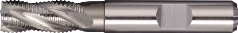 Fresa a gambo DIN 844 tipo HR, diametro nominale 12 mm, lunghezza utile 36 mm, HSS-Co5 DIN 1835 B, numero di taglienti 4 (corti)