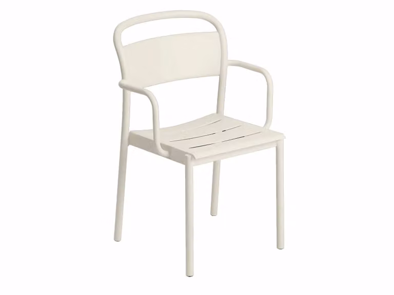 Linear Steel Armchair - Sedia da Pranzo
