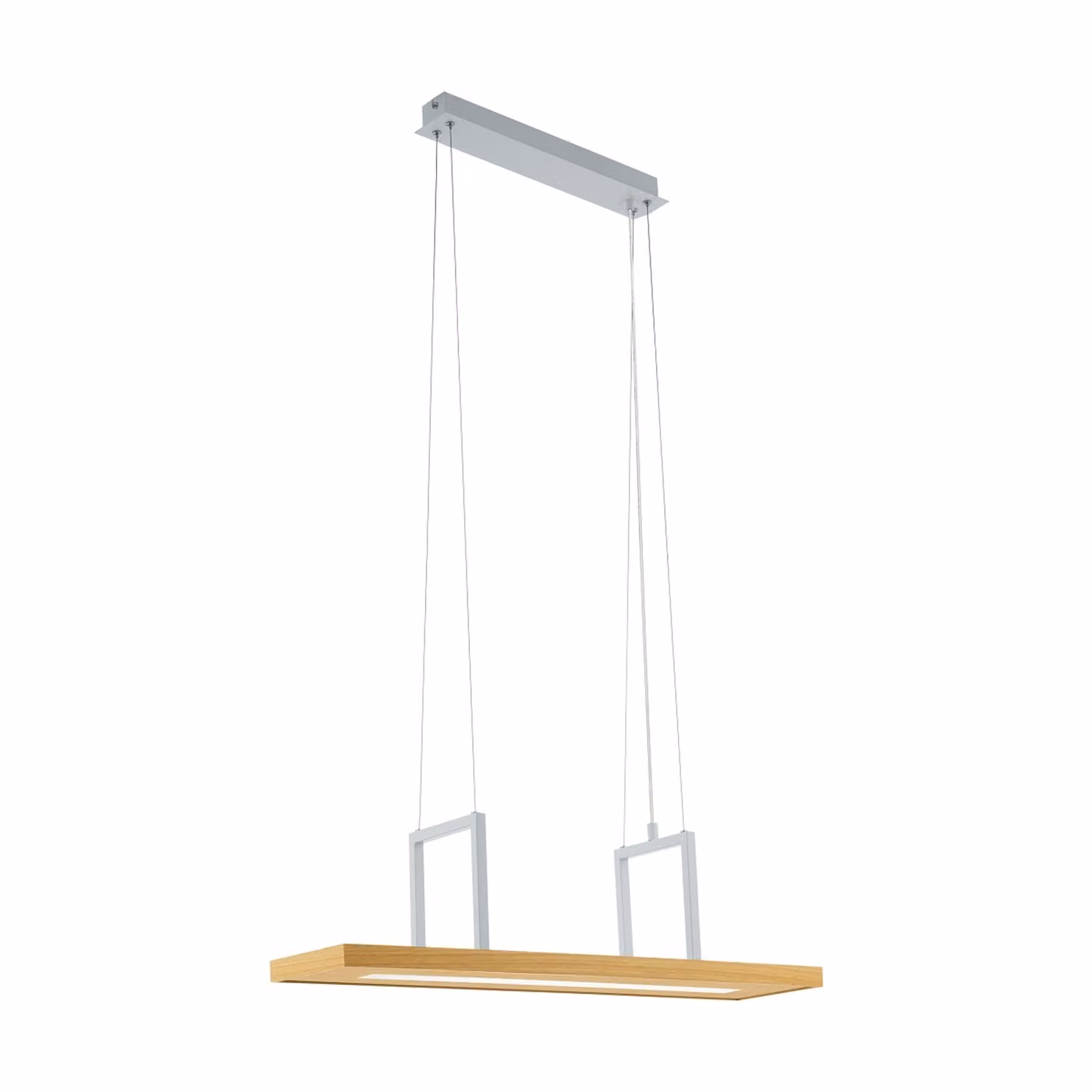 Lampada a sospensione a LED bianco rovere Tondela